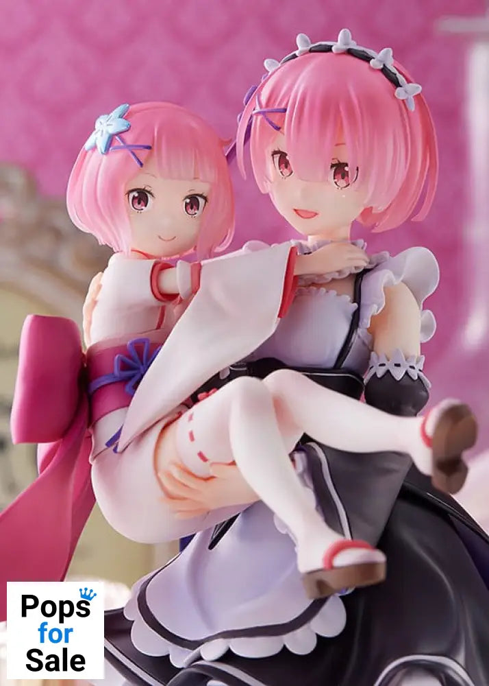 Re:Zero Starting Life in Another World PVC Statue 1/7 Ram & Childhood Ram 23 cm