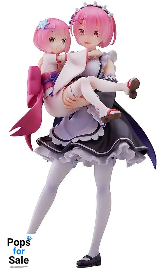 Re:Zero Starting Life in Another World PVC Statue 1/7 Ram & Childhood Ram 23 cm