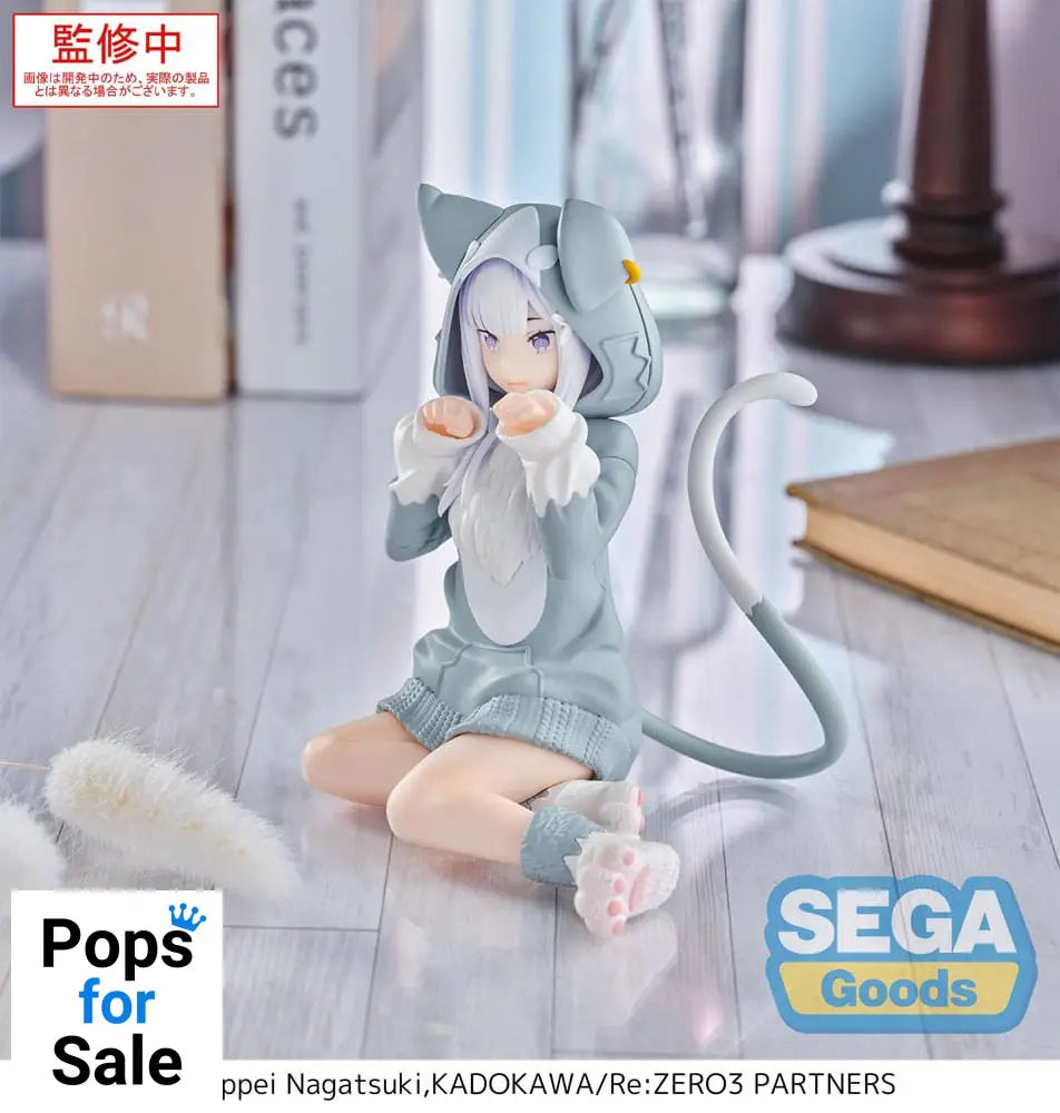 Re:Zero Starting Life in Another World Yumemirize PVC Statue Emilia Mofumofu Pack 11 cm