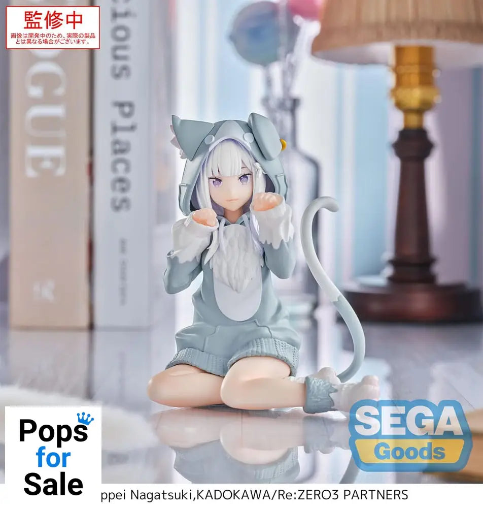 Re:Zero Starting Life in Another World Yumemirize PVC Statue Emilia Mofumofu Pack 11 cm