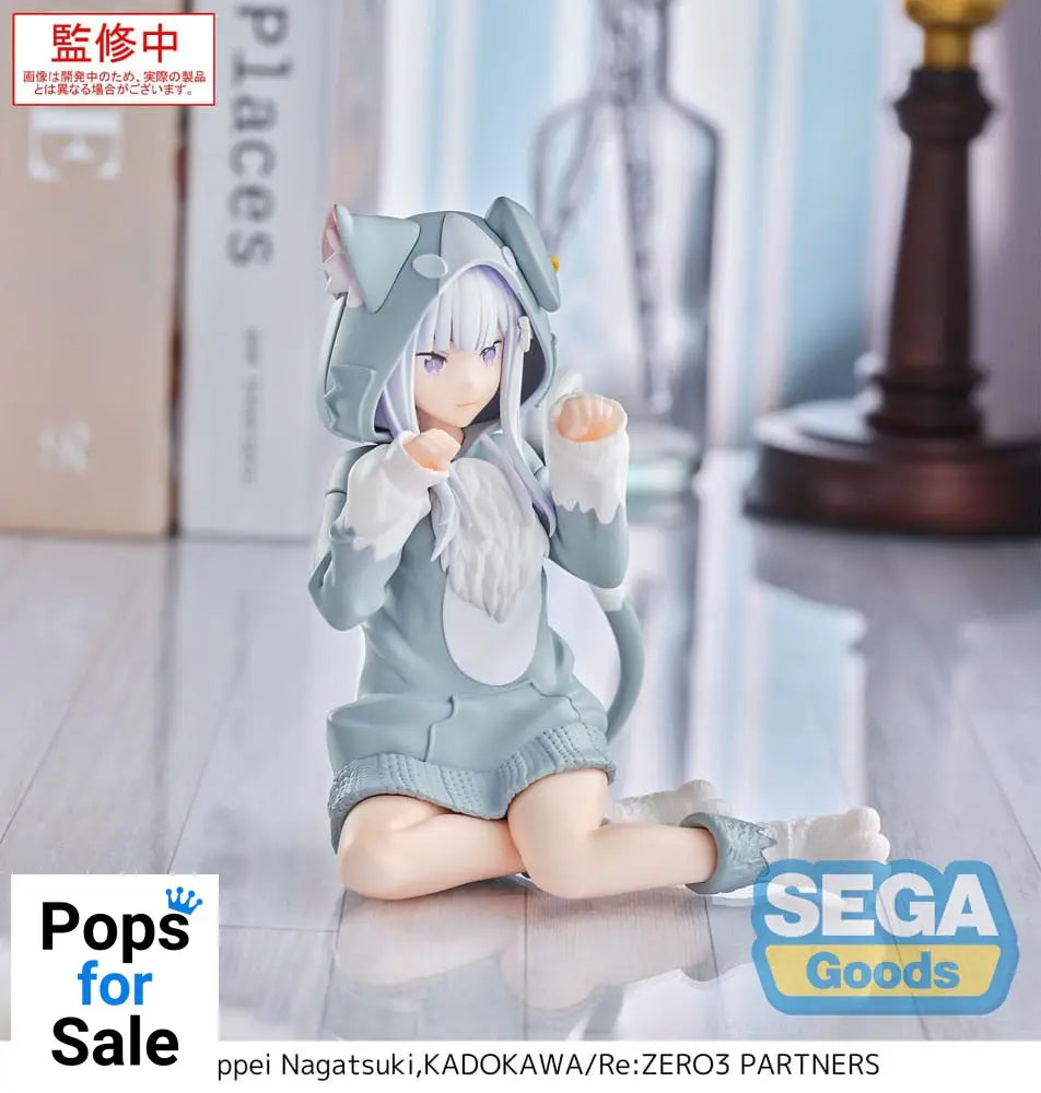 Re:Zero Starting Life in Another World Yumemirize PVC Statue Emilia Mofumofu Pack 11 cm