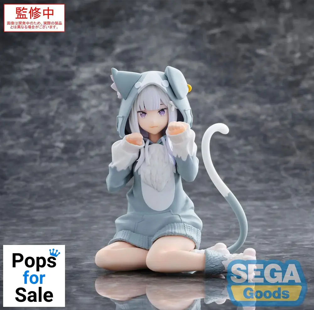 Re:Zero Starting Life in Another World Yumemirize PVC Statue Emilia Mofumofu Pack 11 cm