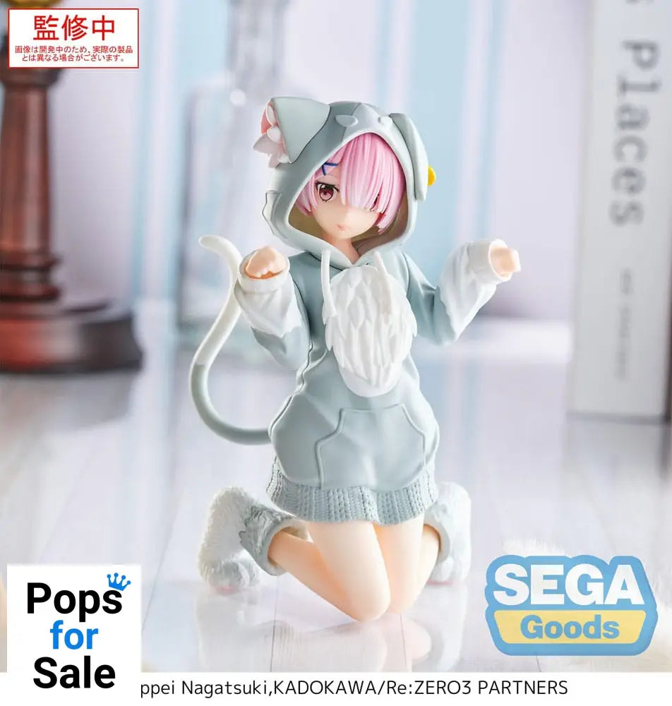 Re:Zero Starting Life in Another World Yumemirize PVC Statue Ram Mofumofu Pack 11 cm