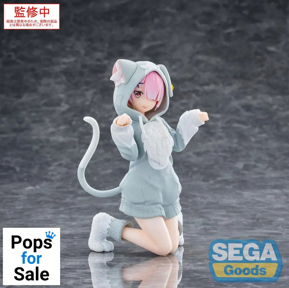 Re:Zero Starting Life in Another World Yumemirize PVC Statue Ram Mofumofu Pack 11 cm