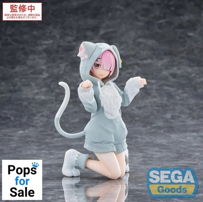 Re:Zero Starting Life in Another World Yumemirize PVC Statue Ram Mofumofu Pack 11 cm