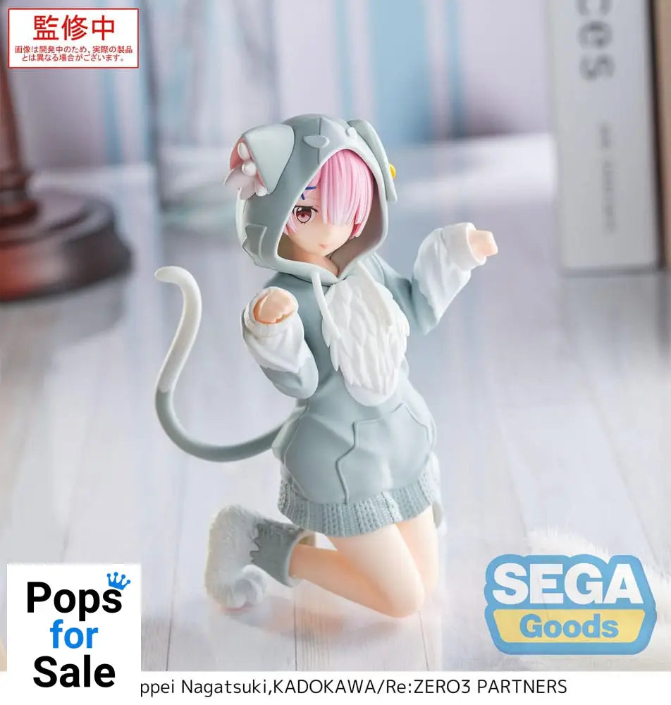 Re:Zero Starting Life in Another World Yumemirize PVC Statue Ram Mofumofu Pack 11 cm