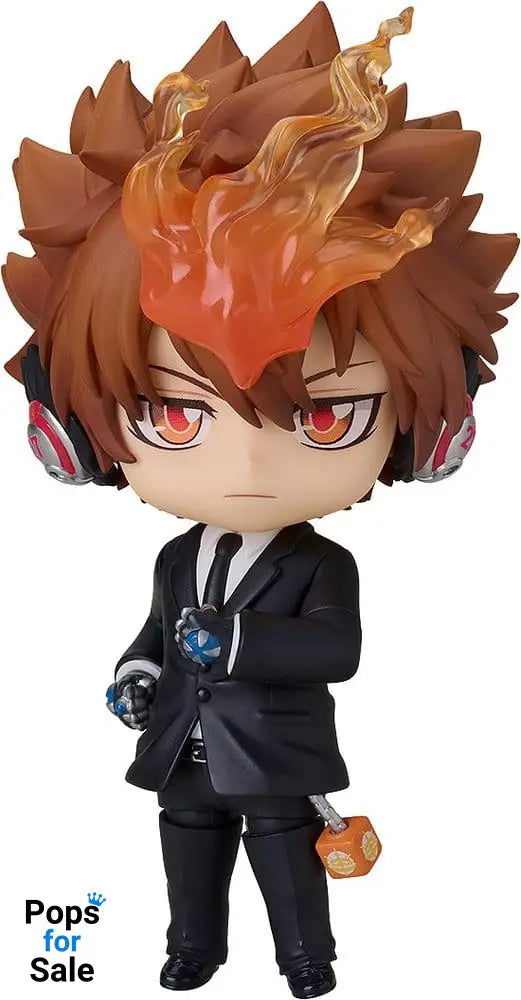 Reborn! Series Nendoroid Action Figure Tsunayoshi Sawada: Black Suit Ver. 11 cm