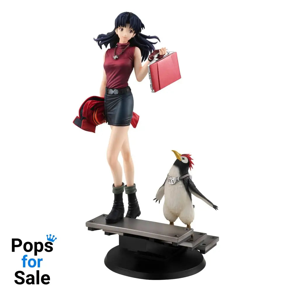 Rebuild of Evangelion Gals PVC Statue Misato Katsuragi & Pen Pen 25 cm