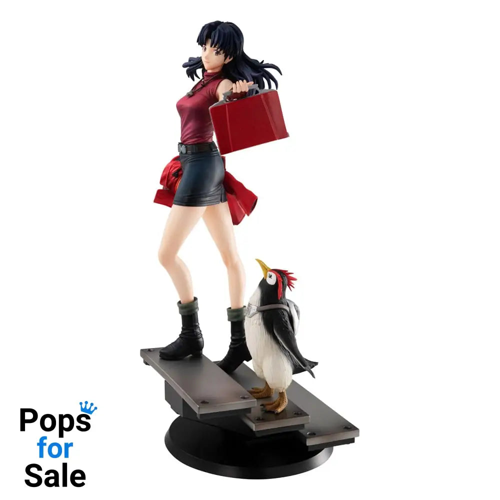 Rebuild of Evangelion Gals PVC Statue Misato Katsuragi & Pen Pen 25 cm