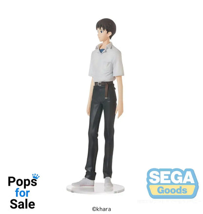 Rebuild of Evangelion High Premium PVC Statue Shinji Ikari Uniform Ver. Evangelion: New Theatrical Edition 22 cm