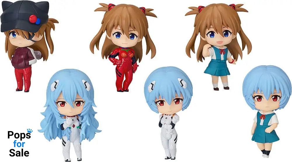 Rebuild of Evangelion Nendoroid Action Figure Surprise Collection Assortment (6) 7 cm