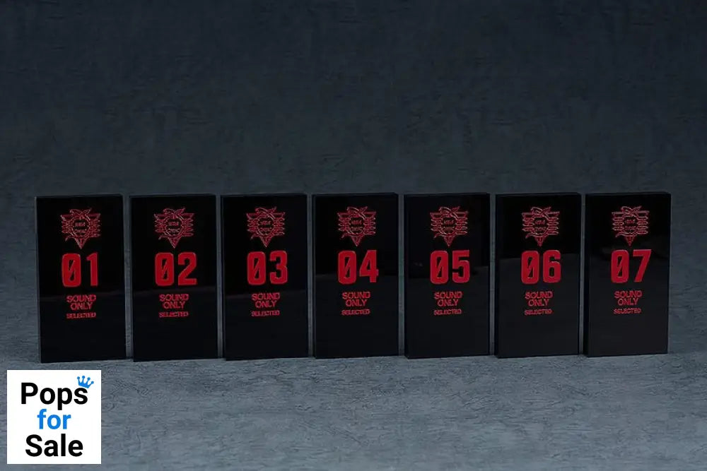 Rebuild of Evangelion Nendoroid More Accessory Set SEELE Acrylic Stand Case (10)