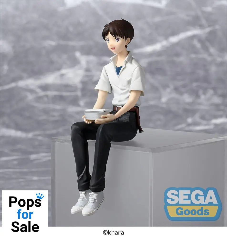 Rebuild of Evangelion PM Perching PVC Statue Shinji Ikari Evangelion New Theatrical Edition 14 cm
