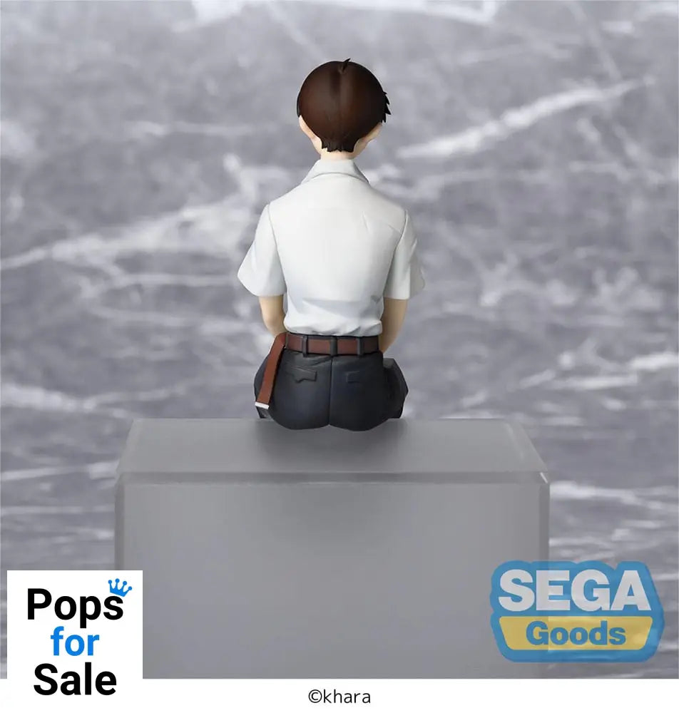 Rebuild of Evangelion PM Perching PVC Statue Shinji Ikari Evangelion New Theatrical Edition 14 cm