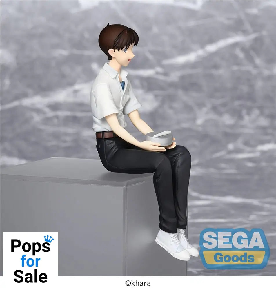 Rebuild of Evangelion PM Perching PVC Statue Shinji Ikari Evangelion New Theatrical Edition 14 cm