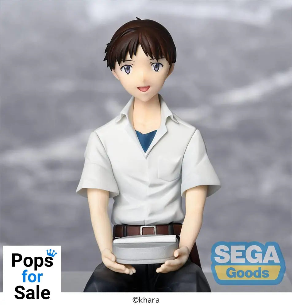 Rebuild of Evangelion PM Perching PVC Statue Shinji Ikari Evangelion New Theatrical Edition 14 cm