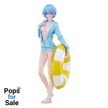 Rebuild of Evangelion Pop Up Parade L PVC Statue Beach Queens: Rei Ayanami 22 cm Statues