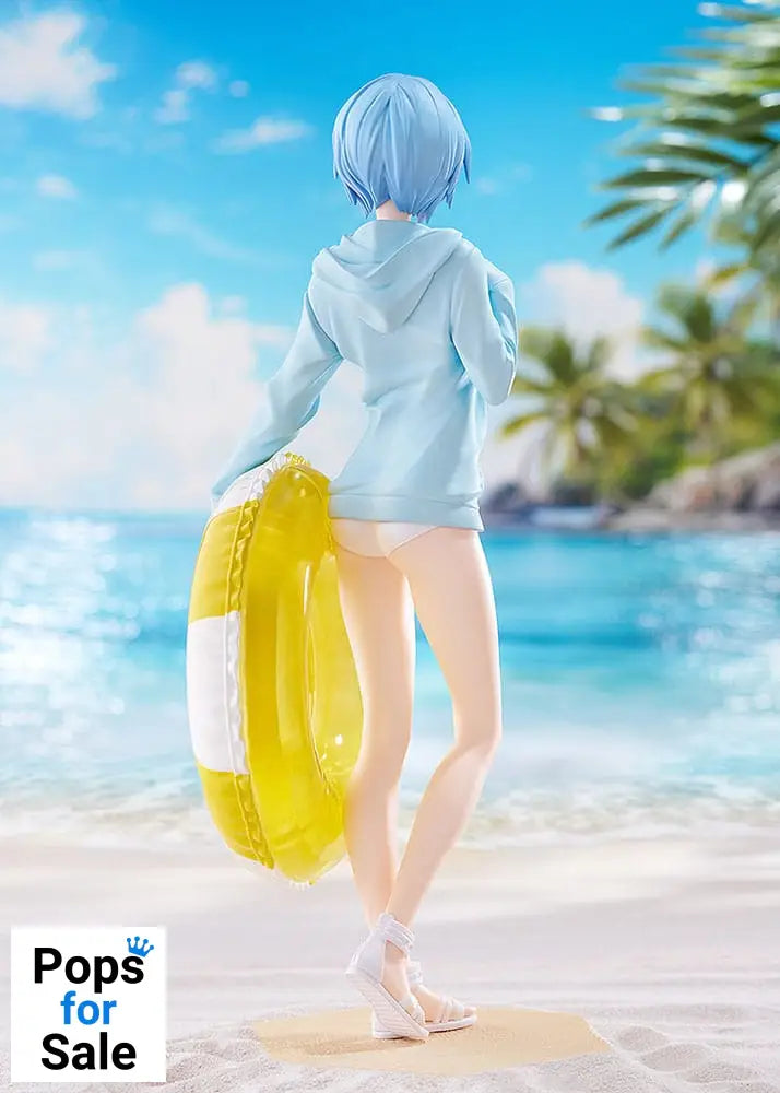Rebuild of Evangelion Pop Up Parade L PVC Statue Beach Queens: Rei Ayanami 22 cm Statues