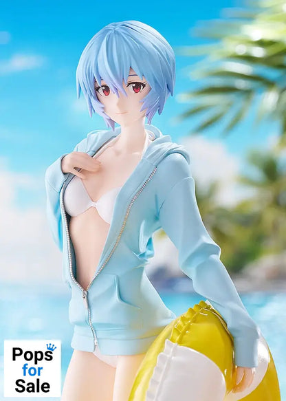 Rebuild of Evangelion Pop Up Parade L PVC Statue Beach Queens: Rei Ayanami 22 cm