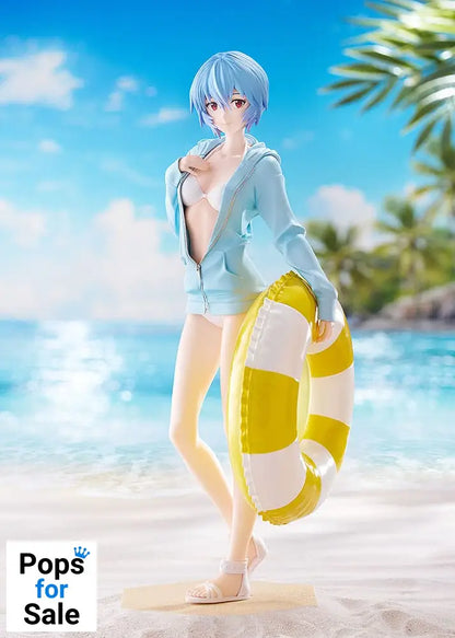 Rebuild of Evangelion Pop Up Parade L PVC Statue Beach Queens: Rei Ayanami 22 cm