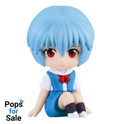 Rebuild of Evangelion Rubber Mascot Nendroid Plus Mini Figure Rei Ayanami 8 cm