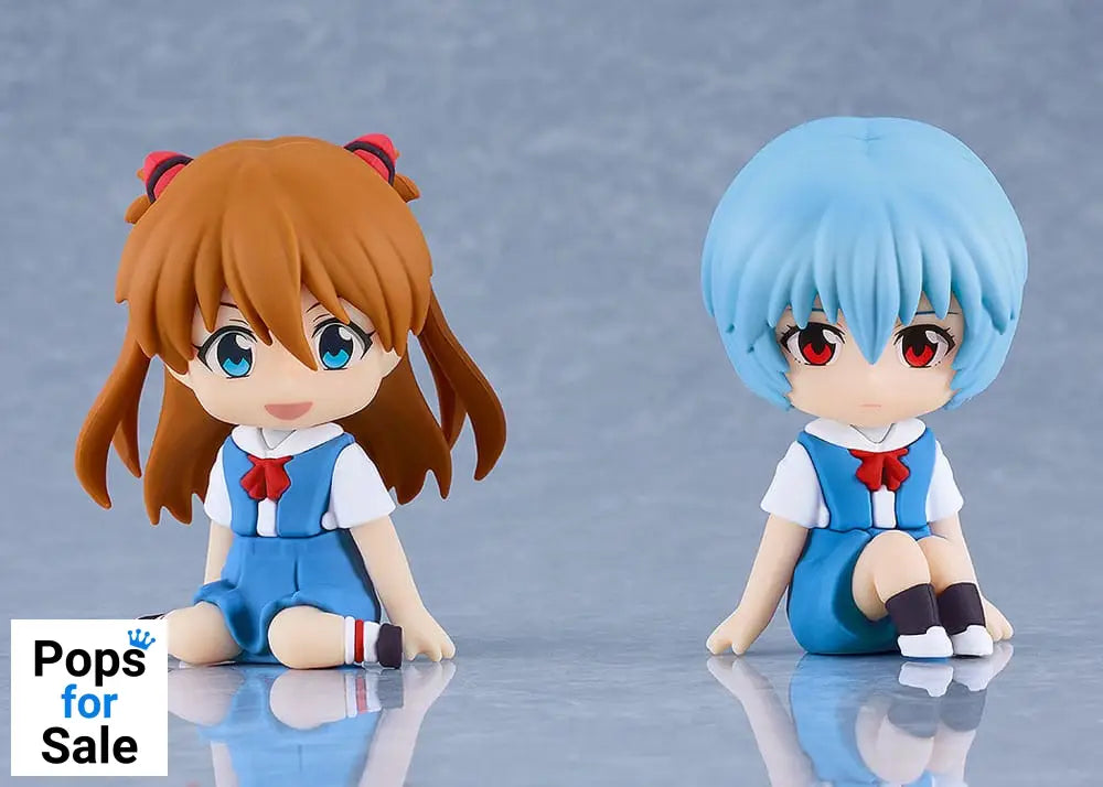 Rebuild of Evangelion Rubber Mascot Nendroid Plus Mini Figure Rei Ayanami 8 cm