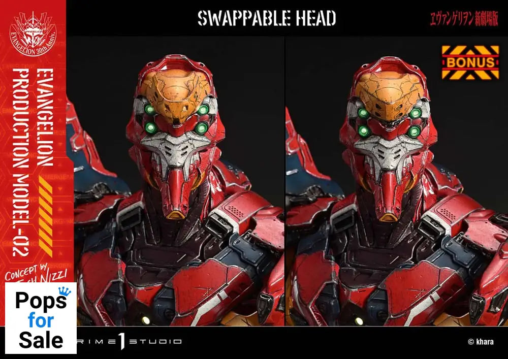 Rebuild of Evangelion Ultimate Diorama Masterline Series Statue Evangelion Production Model-02 (Concept By Josh Nizzi) Deluxe Bonus Version 73 cm