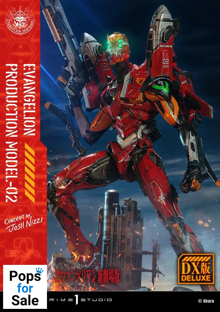 Rebuild of Evangelion Ultimate Diorama Masterline Series Statue Evangelion Production Model-02 (Concept By Josh Nizzi) Deluxe Bonus Version 73 cm