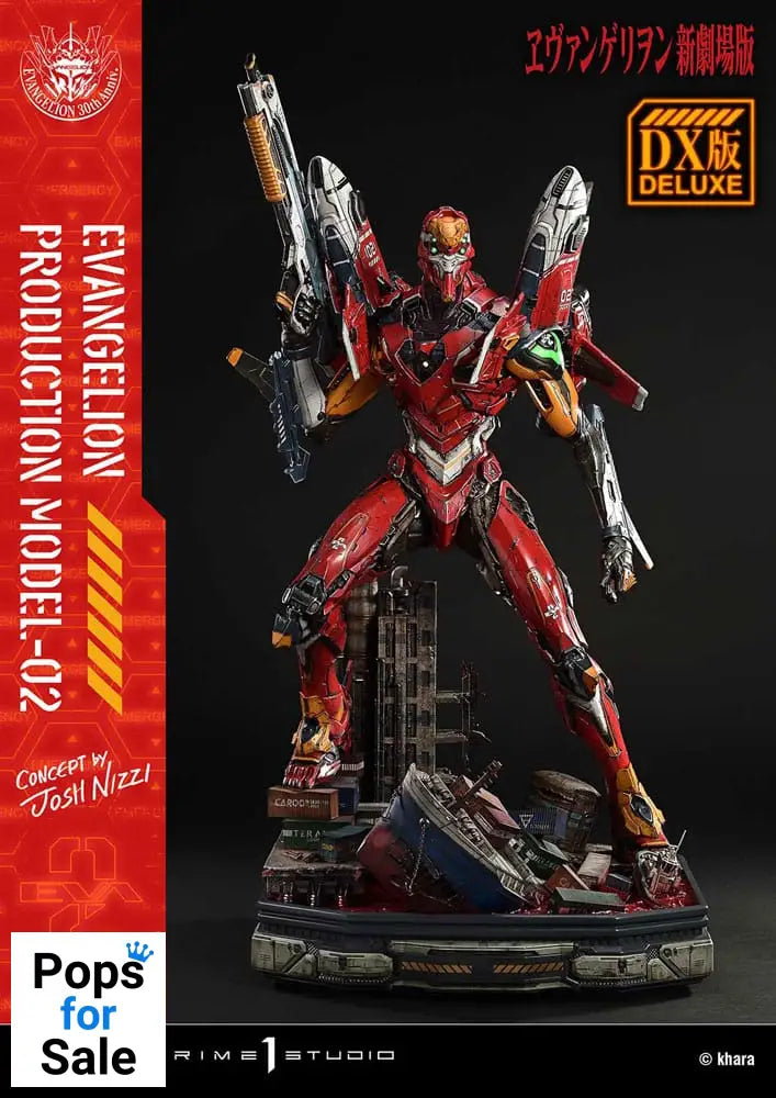 Rebuild of Evangelion Ultimate Diorama Masterline Series Statue Evangelion Production Model-02 (Concept By Josh Nizzi) Deluxe Version 73 cm