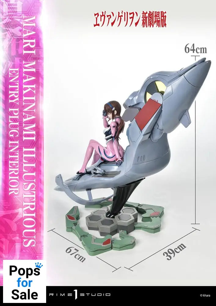Rebuild of Evangelion Ultimate Premium Masterline Series Statue 1/4 Mari Makinami Illustrious Bonus Ver. 64 cm
