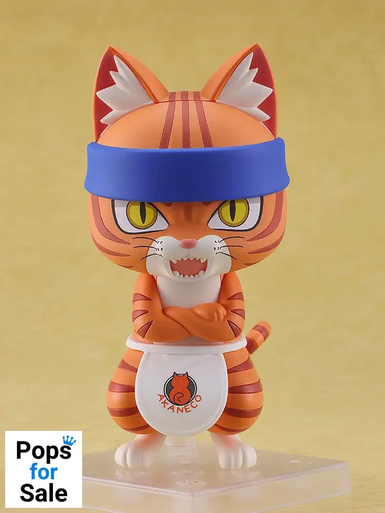 Red Cat Ramen Nendoroid Action Figure Bunzo 10 cm