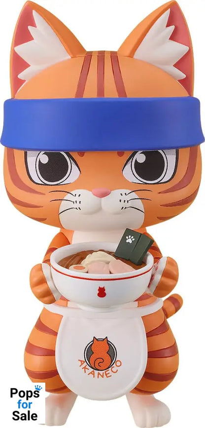 Red Cat Ramen Nendoroid Action Figure Bunzo 10 cm Action figures