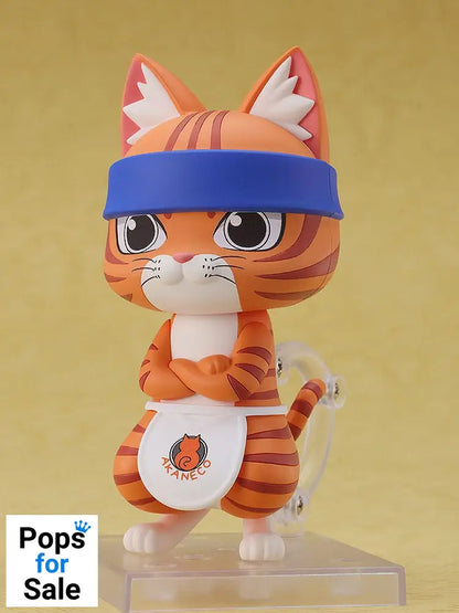 Red Cat Ramen Nendoroid Action Figure Bunzo 10 cm