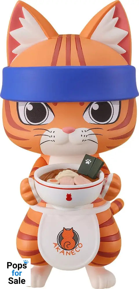 Red Cat Ramen Nendoroid Action Figure Bunzo 10 cm