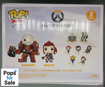 Reinhardt and Brigitte - Overwatch Funko POP