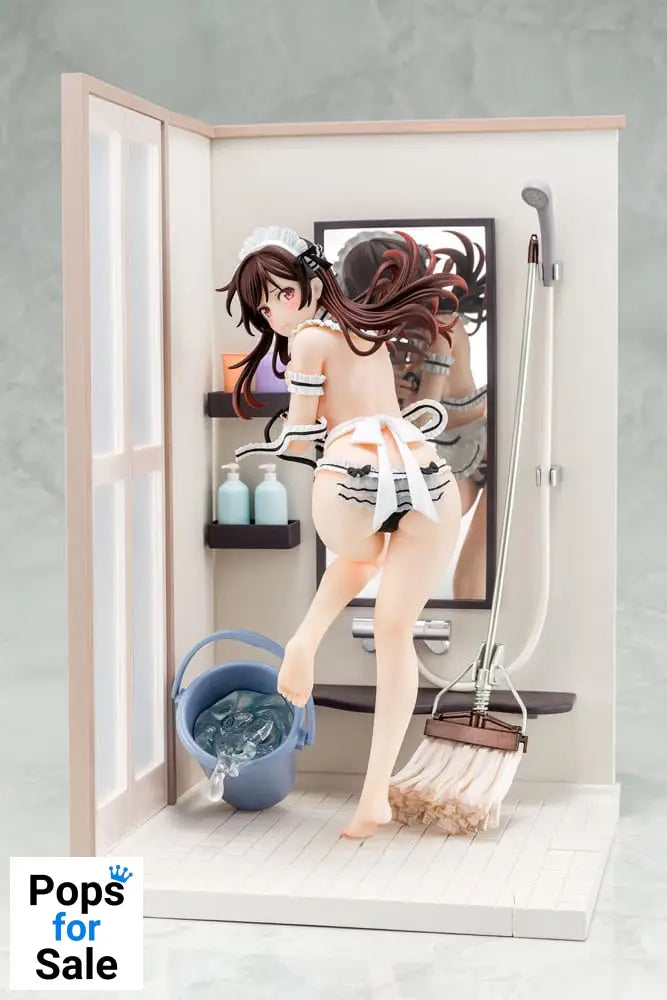 Rent-A-Girlfriend PVC Statue 1/6 Chizuru Mizuhara Maid Bikini de cleanup 24 cm