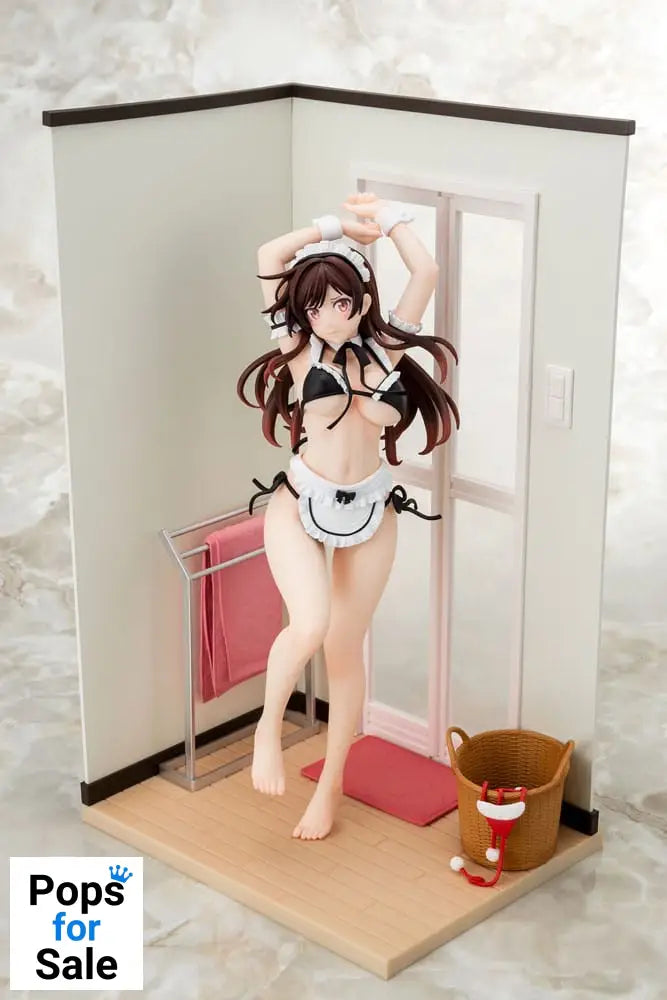 Rent-A-Girlfriend PVC Statue 1/6 Chizuru Mizuhara Maid Bikini ni Okigae 30 cm