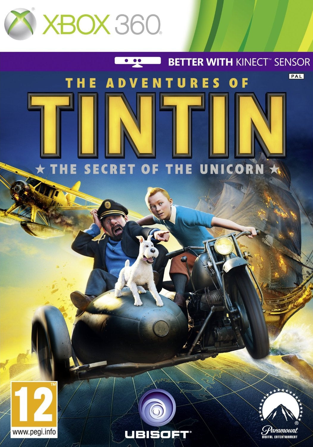 Adventures of Tintin: The Secret of the Unicorn for Microsoft Xbox 360 - [Just Disc]