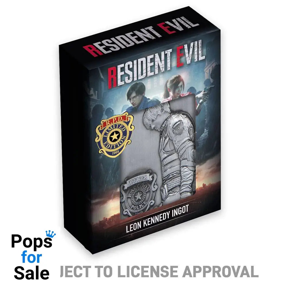 Resident Evil 2 Collectible Ingot Leon S. Kennedy Limited Edition