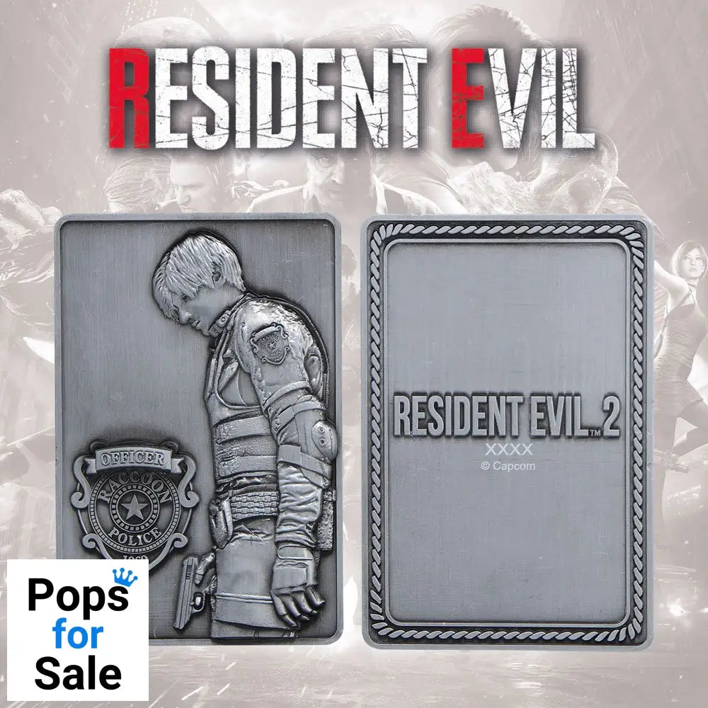 Resident Evil 2 Collectible Ingot Leon S. Kennedy Limited Edition
