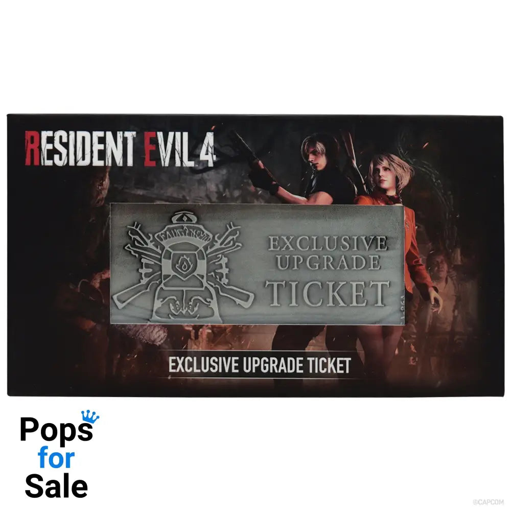 Resident Evil 4 Metal Exclusive Upgrade Ticket