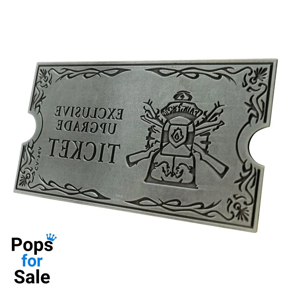 Resident Evil 4 Replica 1/1 Metal Exclusive Upgrade Ticket