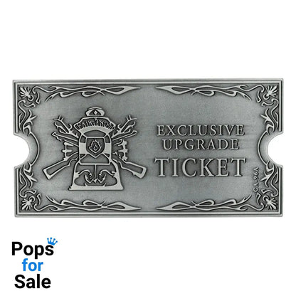 Resident Evil 4 Replica 1/1 Metal Exclusive Upgrade Ticket Replicas