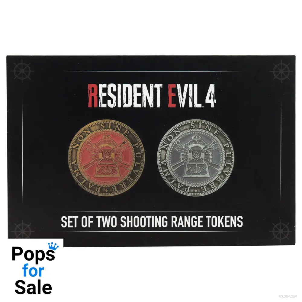 Resident Evil 4 Set of Two Tokens Coin