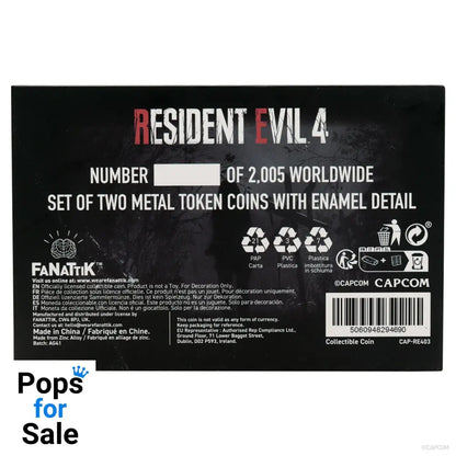 Resident Evil 4 Set of Two Tokens Coin