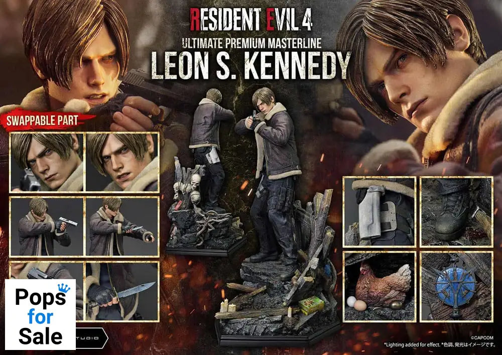 Resident Evil 4 Ultimate Premium Masterline Series Statue 1/4 Leon S. Kennedy 64 cm Statues