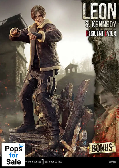 Resident Evil 4 Ultimate Premium Masterline Series Statue 1/4 Leon S. Kennedy Bonus Ver. 64 cm