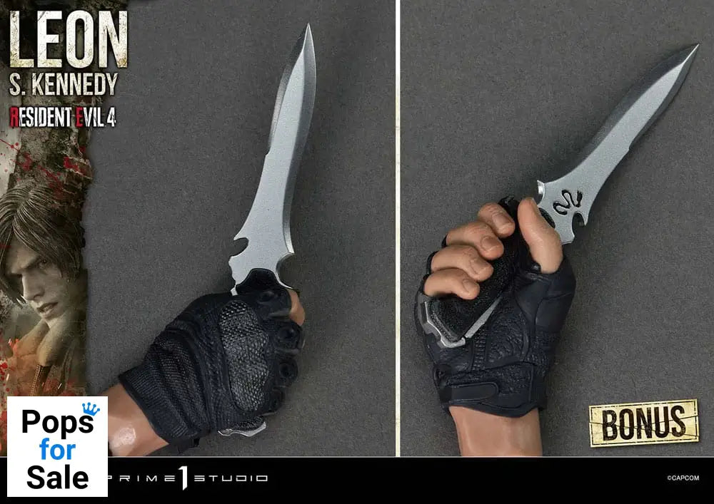 Resident Evil 4 Ultimate Premium Masterline Series Statue 1/4 Leon S. Kennedy Bonus Ver. 64 cm Statues