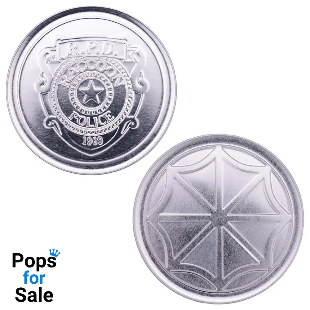 Resident Evil Set of 4 Embossed Metal Coasters Coasters
