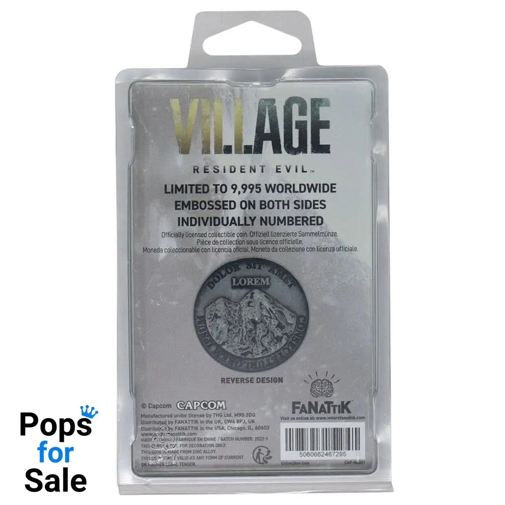 Resident Evil VIII Collectable Coin Currency Limited Edition